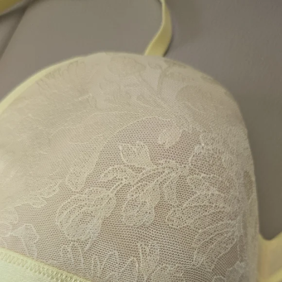 Soma Yellow Lace Bra Full Coverage Intimates - Picture 11 of 13